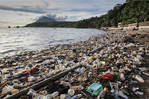 Pollution at the beach